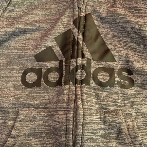 ADIDAS Boy’s One-Piece Hooded Zip Up Romper / Size: 9 Months - Picture 5 of 9